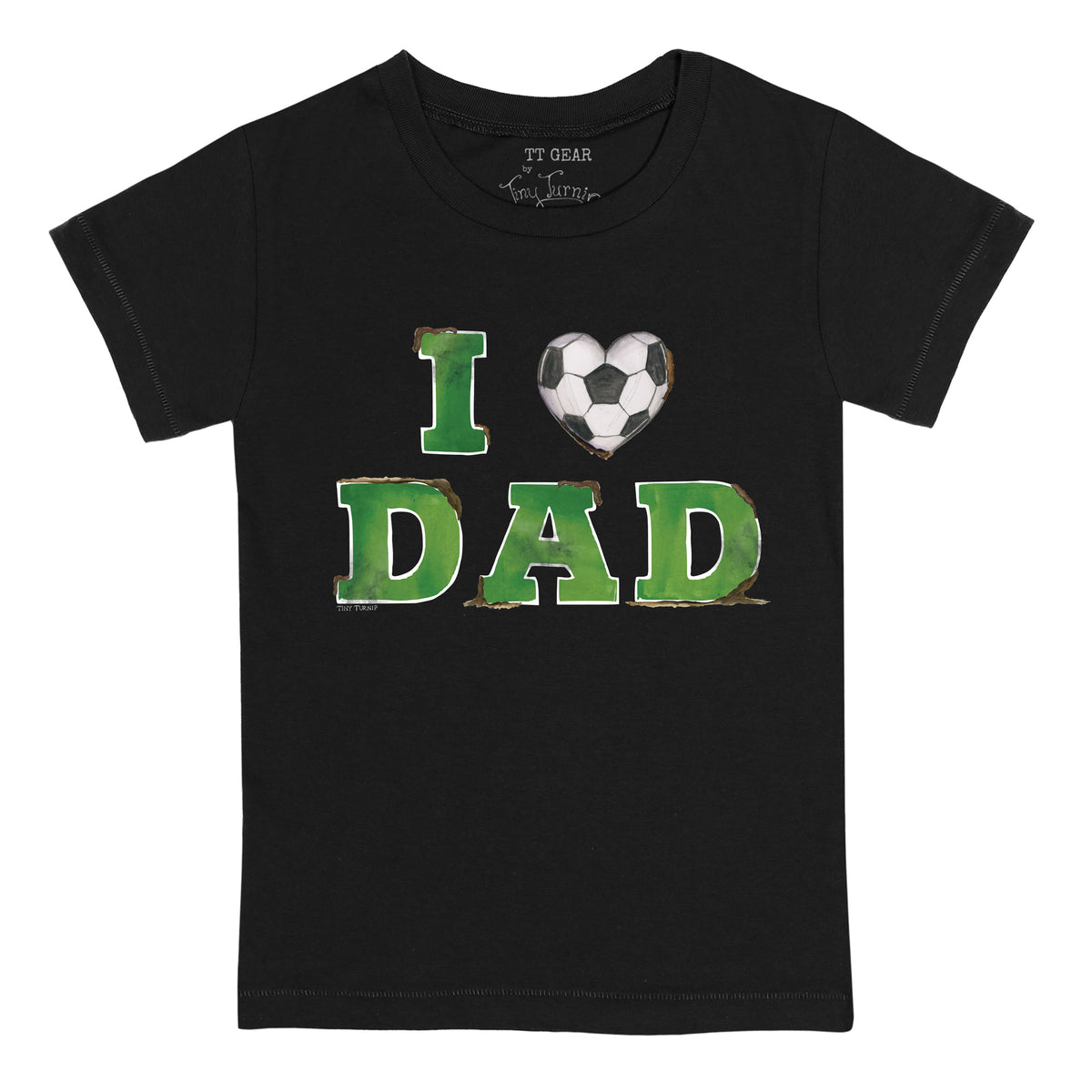 I Love Dad Soccer Tee Shirt