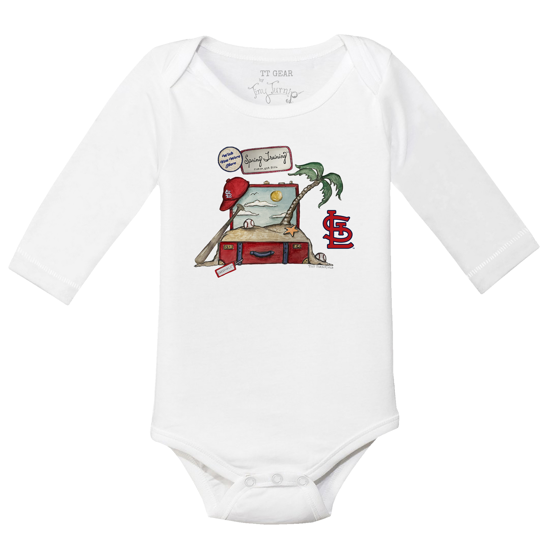 St. Louis Cardinals Spring Training 2026 Long Sleeve Snapper - Tiny Turnip