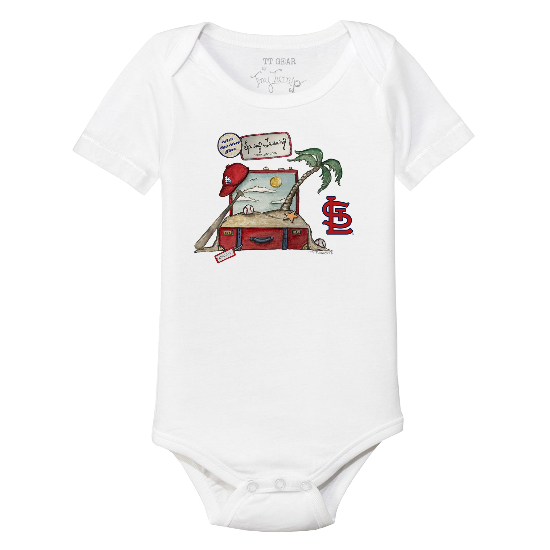 St. Louis Cardinals Spring Training 2026 Short Sleeve Snapper - Tiny Turnip