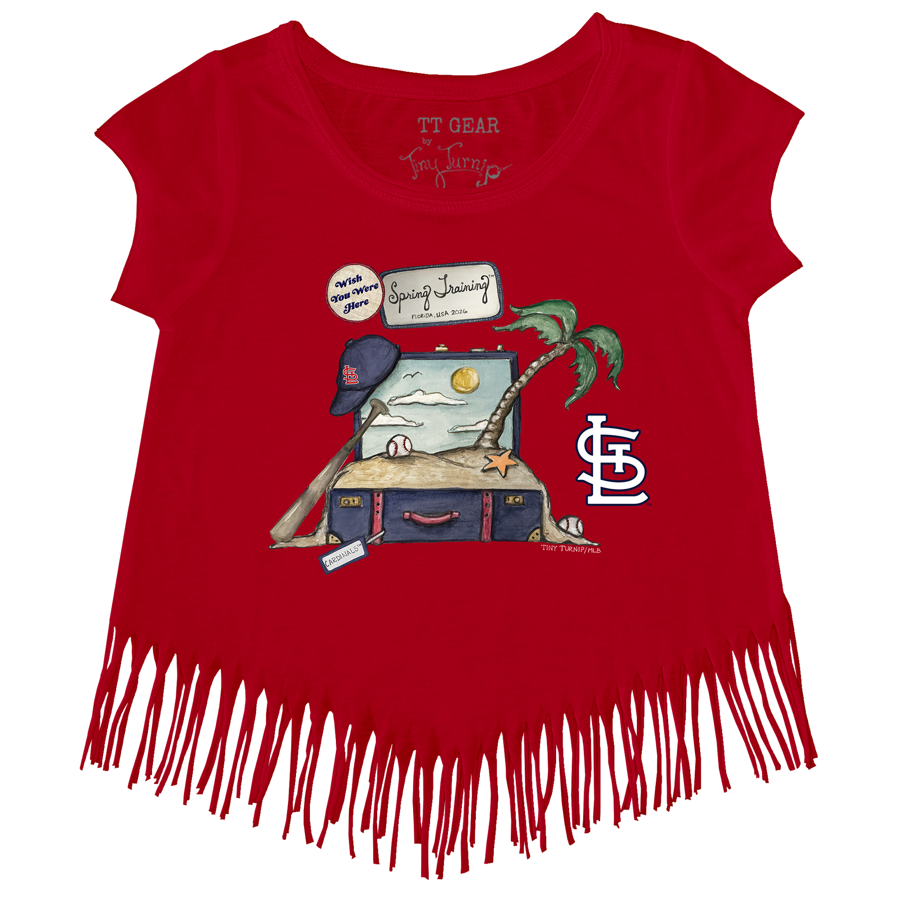 St. Louis Cardinals Spring Training 2026 Fringe Tee - Tiny Turnip