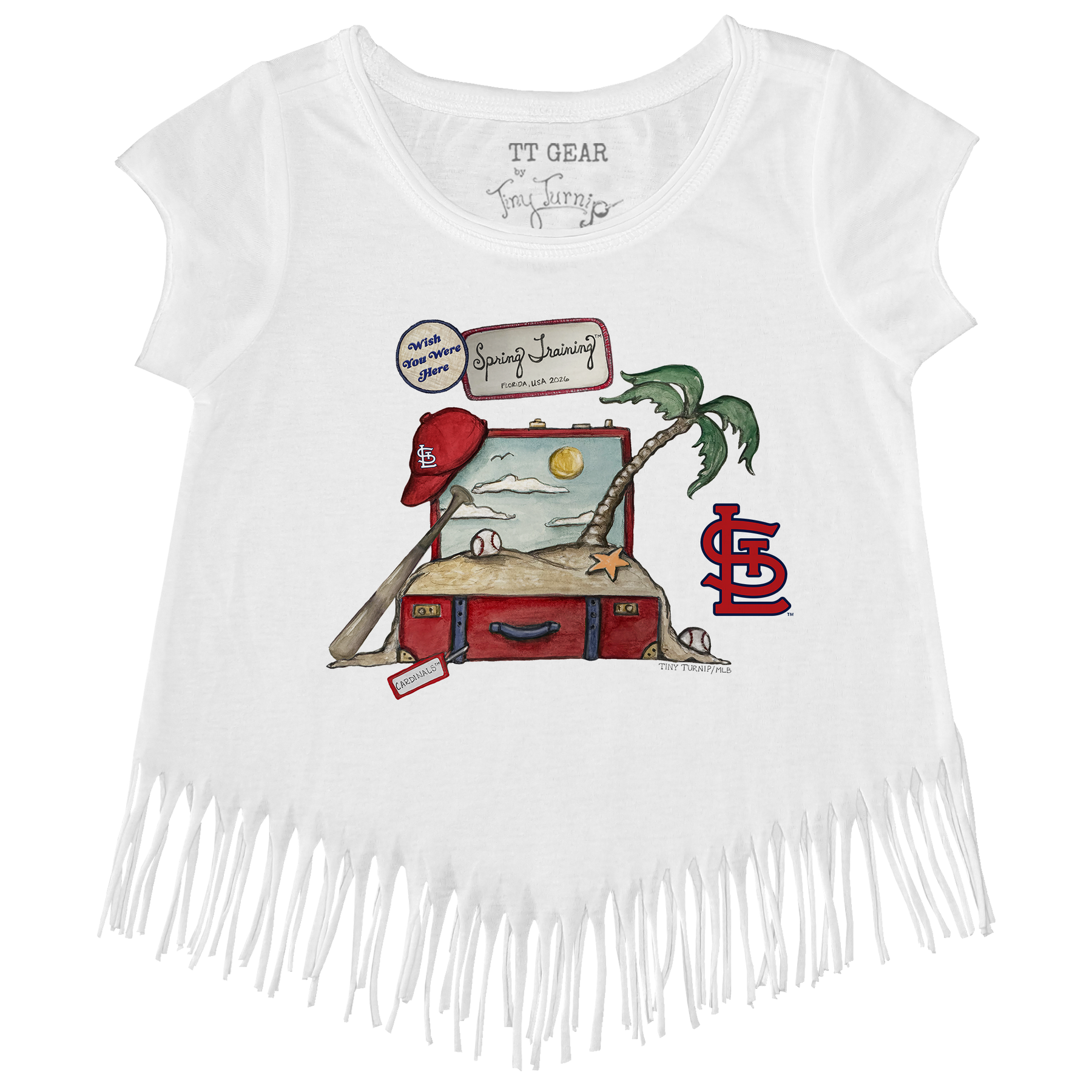 St. Louis Cardinals Spring Training 2026 Fringe Tee - Tiny Turnip
