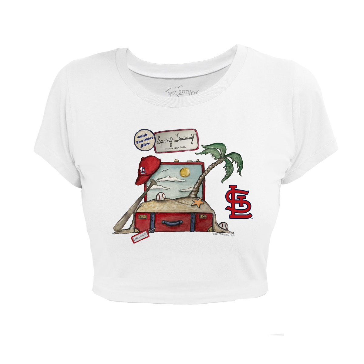St. Louis Cardinals Spring Training 2026 Riley Crop Tee