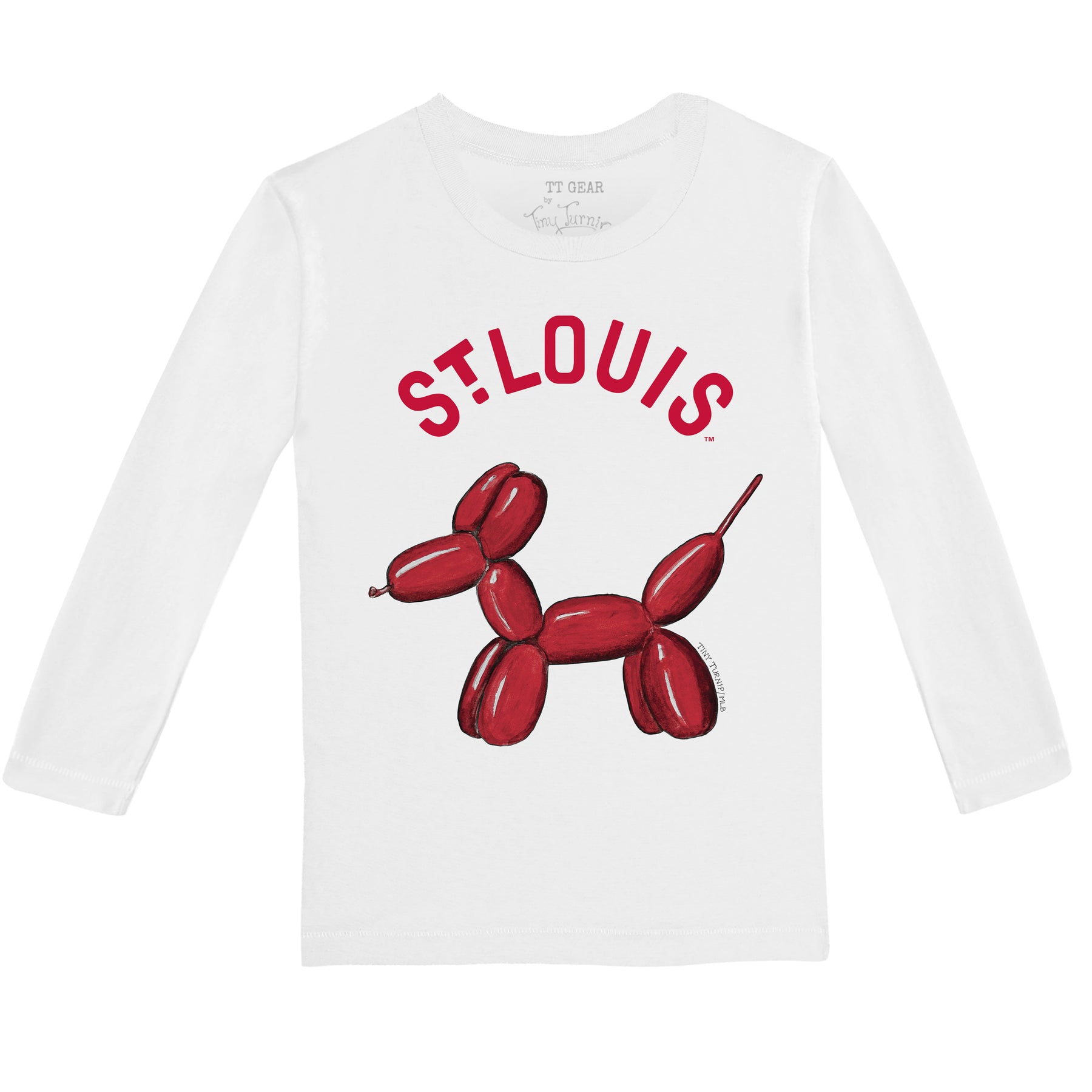 St. Louis Cardinals Balloon Dog Long-Sleeve Tee Shirt