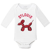 St. Louis Cardinals Balloon Dog Long Sleeve Snapper