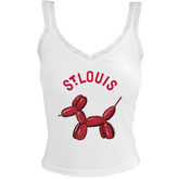 St. Louis Cardinals Balloon Dog Lace Tank