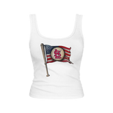 St. Louis Cardinals Baseball Flag Emmy Tank