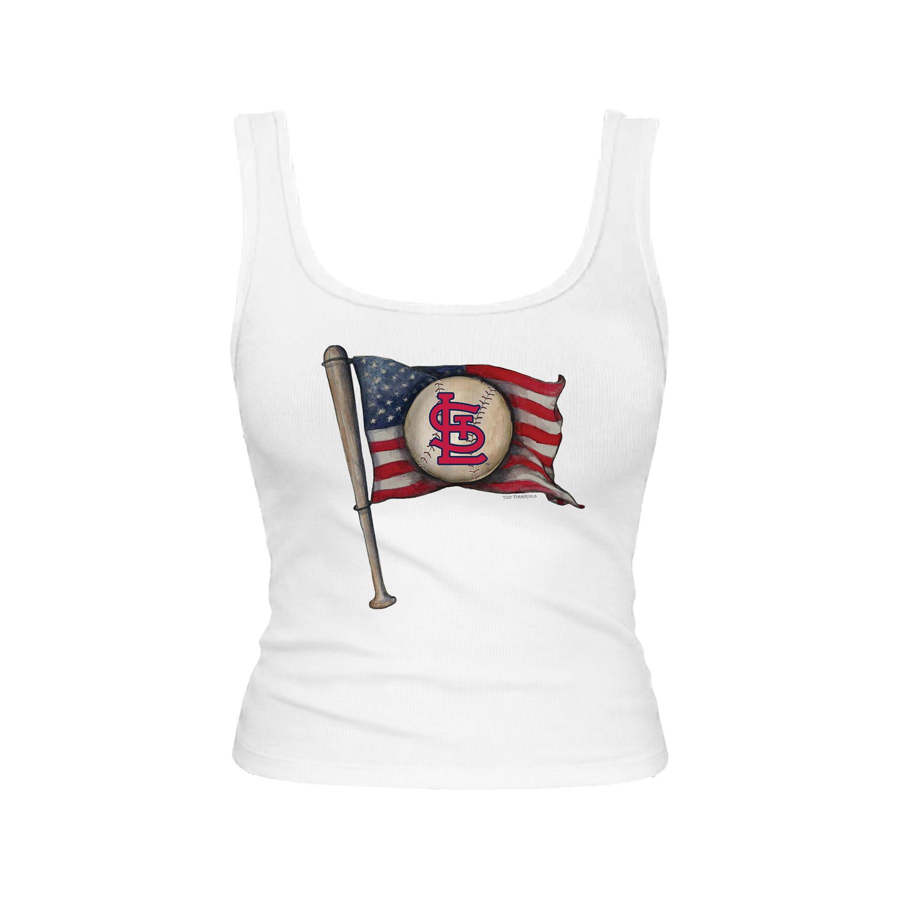St. Louis Cardinals Baseball Flag Emmy Tank