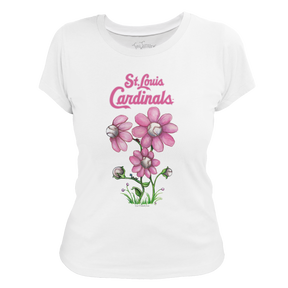 St. Louis Cardinals Blooming Baseballs Tee Shirt