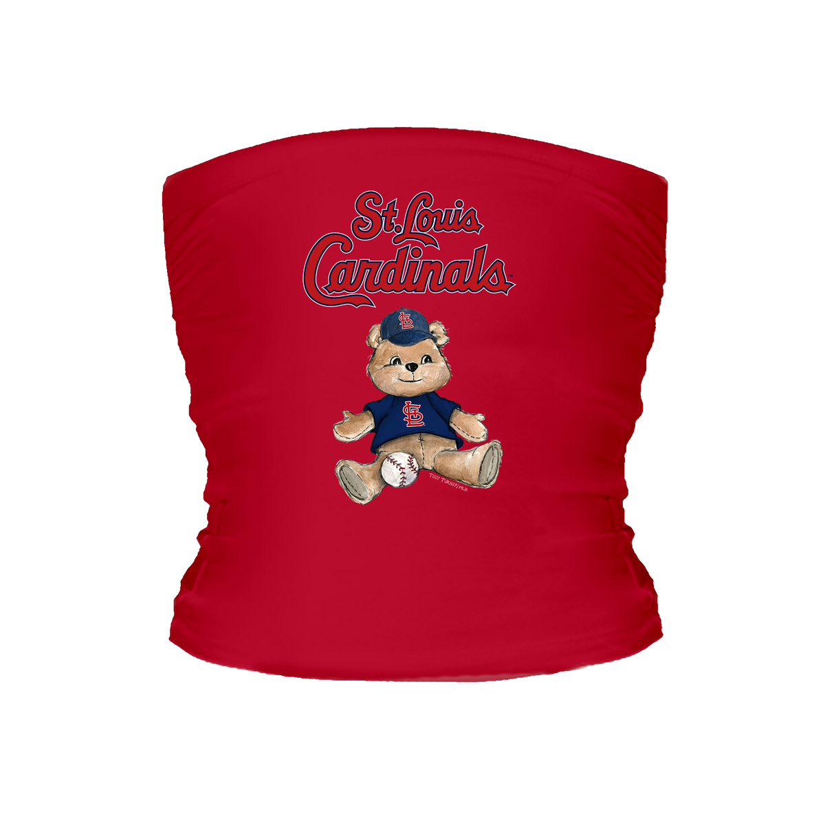 St. Louis Cardinals Teddy Tube Top - Tiny Turnip