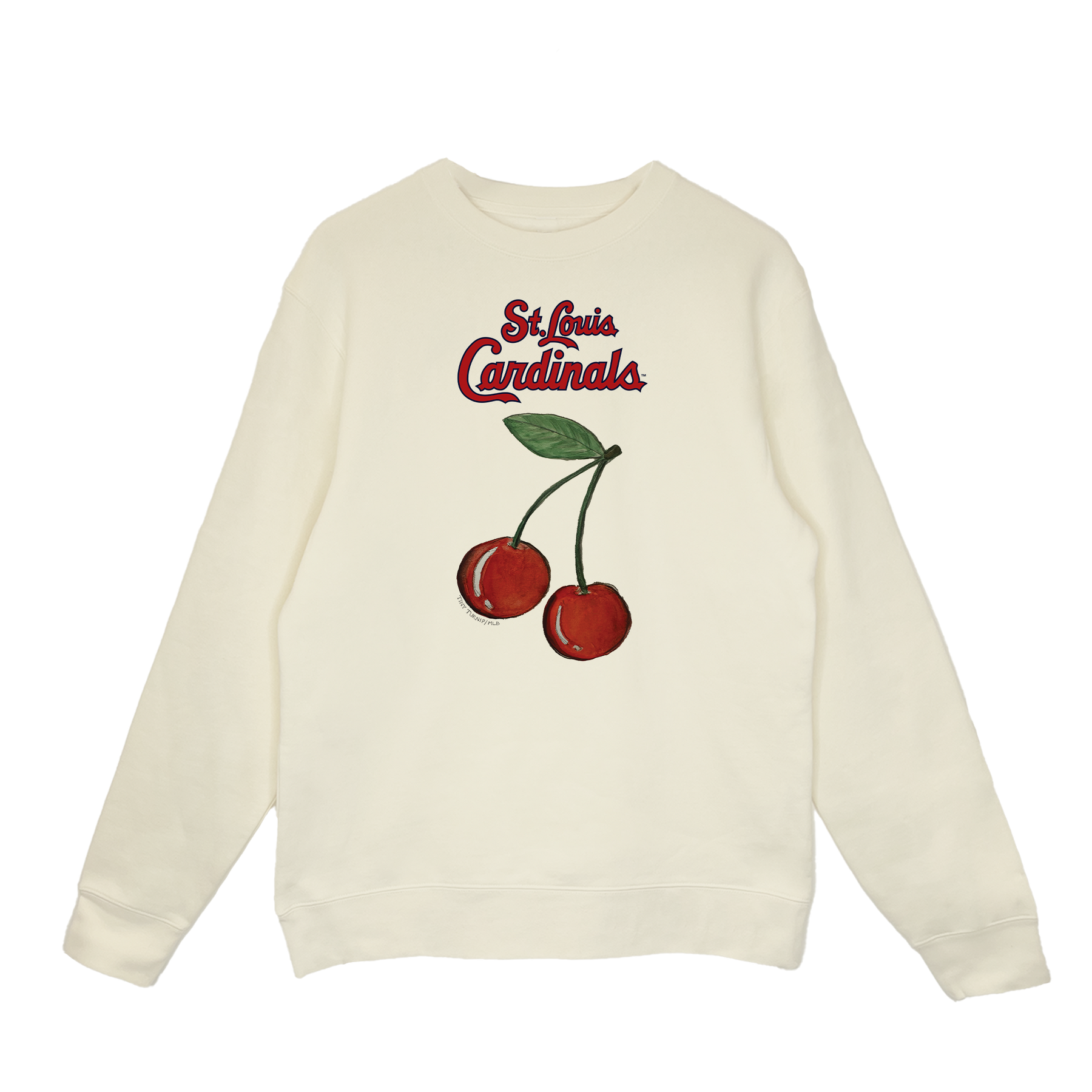 St. Louis Cardinals Cherry Crewneck Sweatshirt