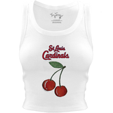 St. Louis Cardinals Cherry Crop Tank - Tiny Turnip