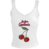 St. Louis Cardinals Cherry Lace Tank