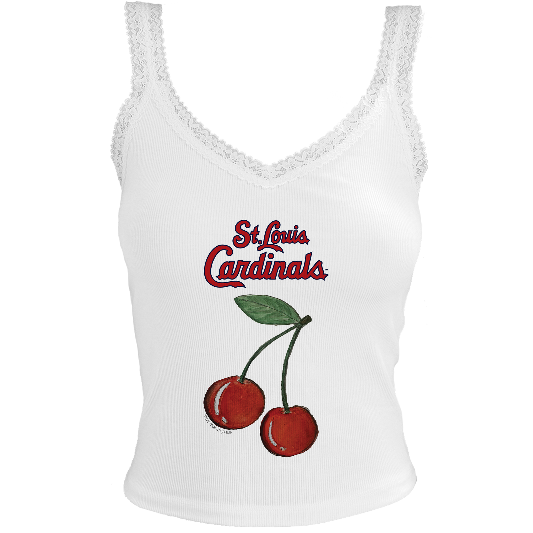 St. Louis Cardinals Cherry Lace Tank
