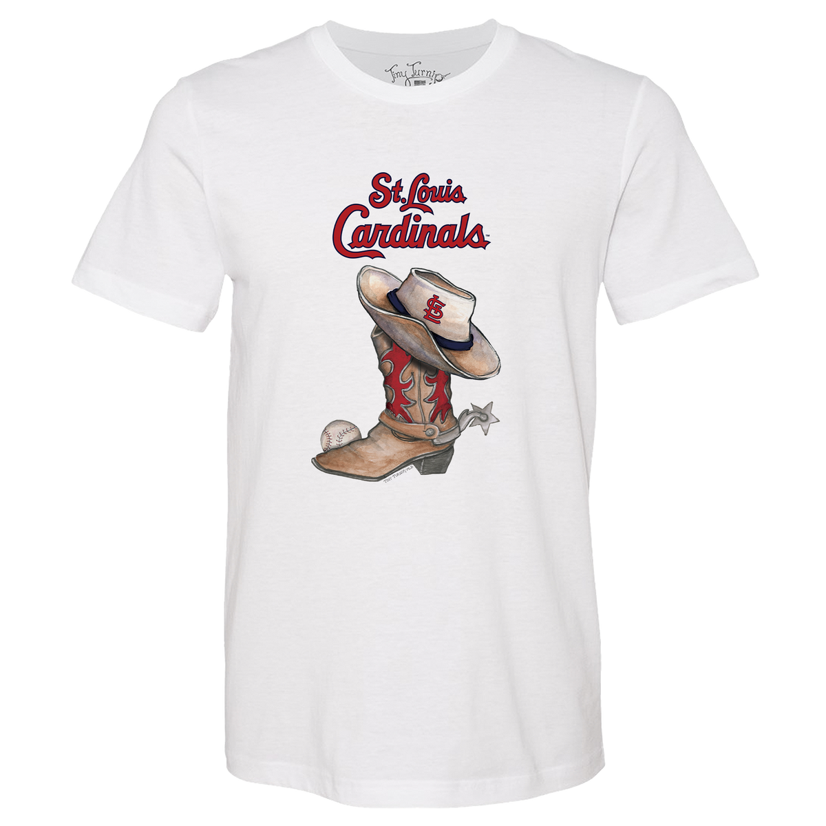 St. Louis Cardinals Cowboy Boot Unisex Tee Shirt