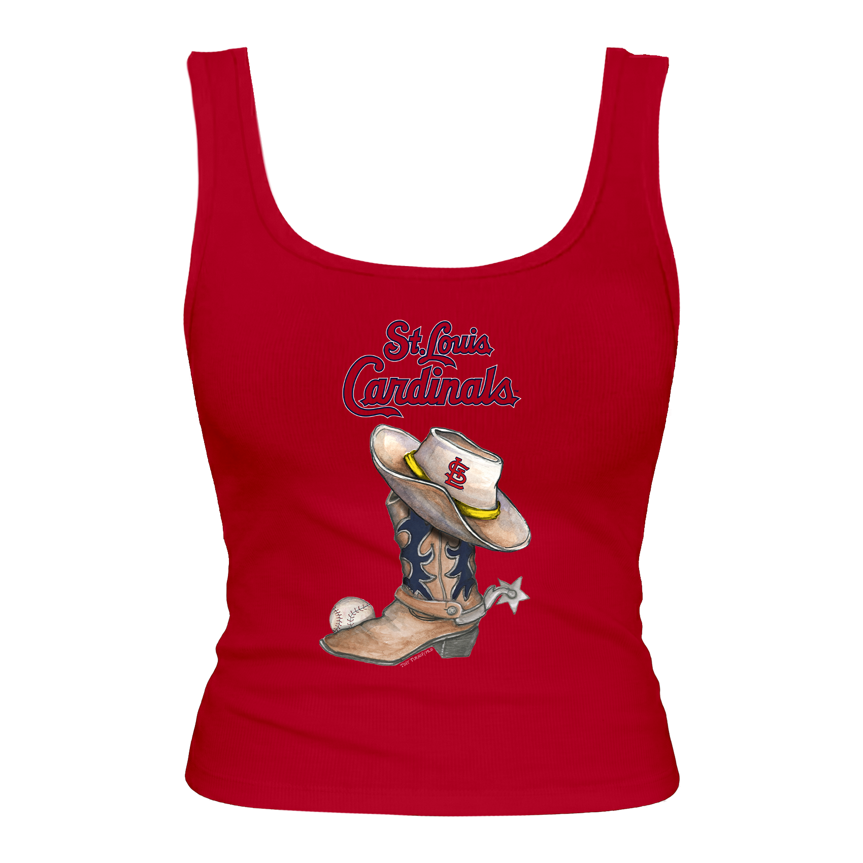 St. Louis Cardinals Cowboy Boot Emmy Tank