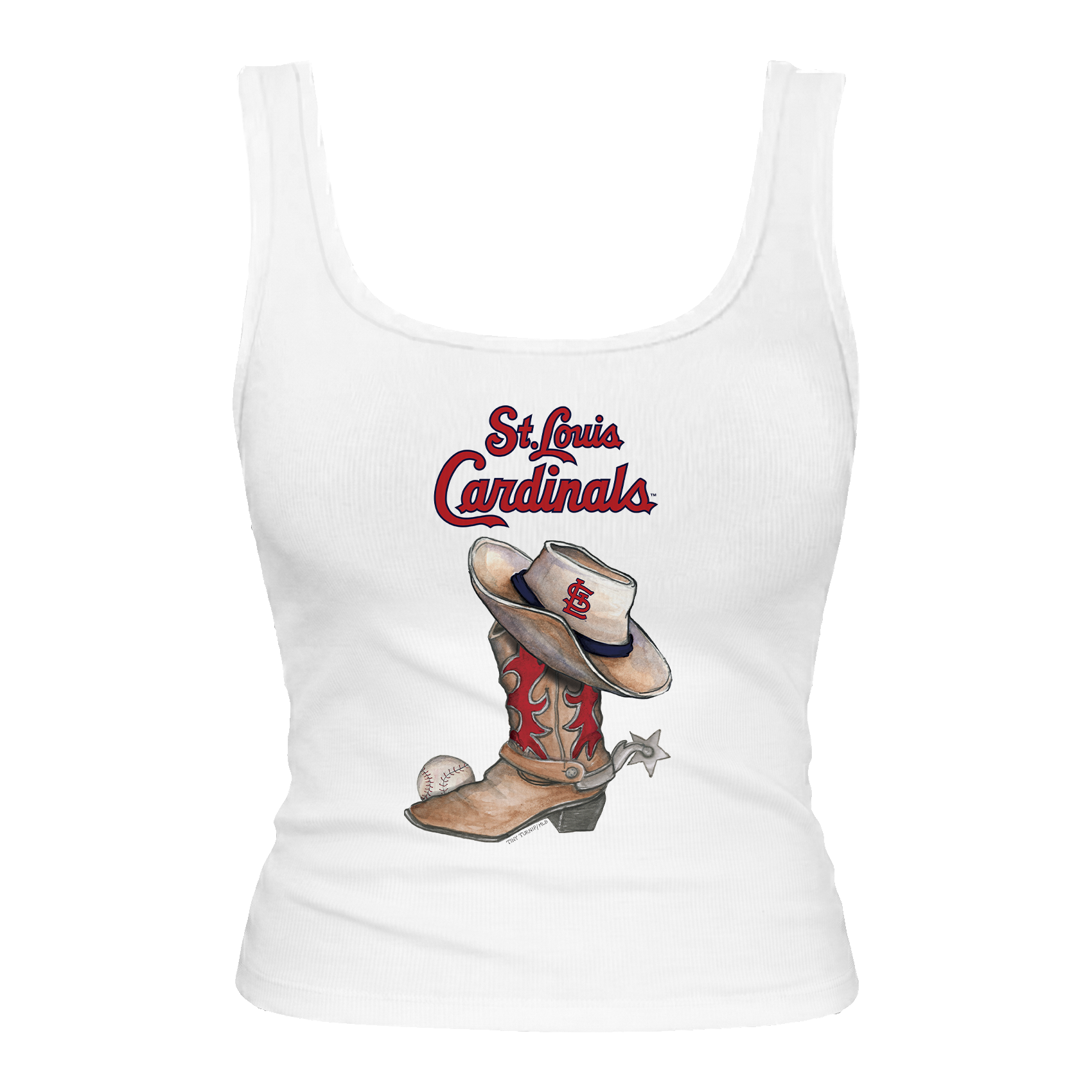 St. Louis Cardinals Cowboy Boot Emmy Tank