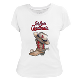 St. Louis Cardinals Cowboy Boot Women's Tee Shirt