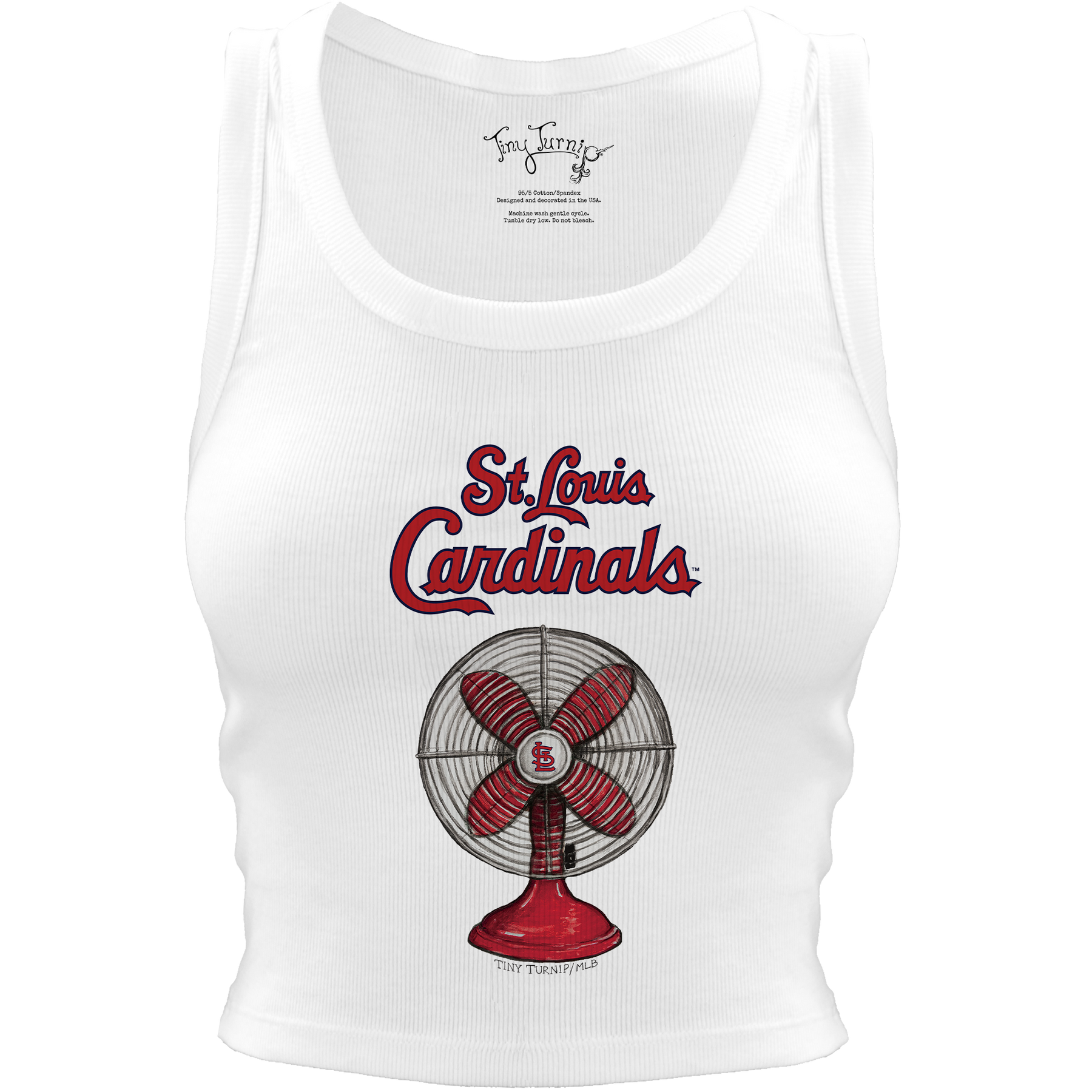St. Louis Cardinals Fan Crop Tank