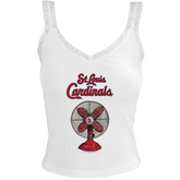 St. Louis Cardinals Fan Lace Tank