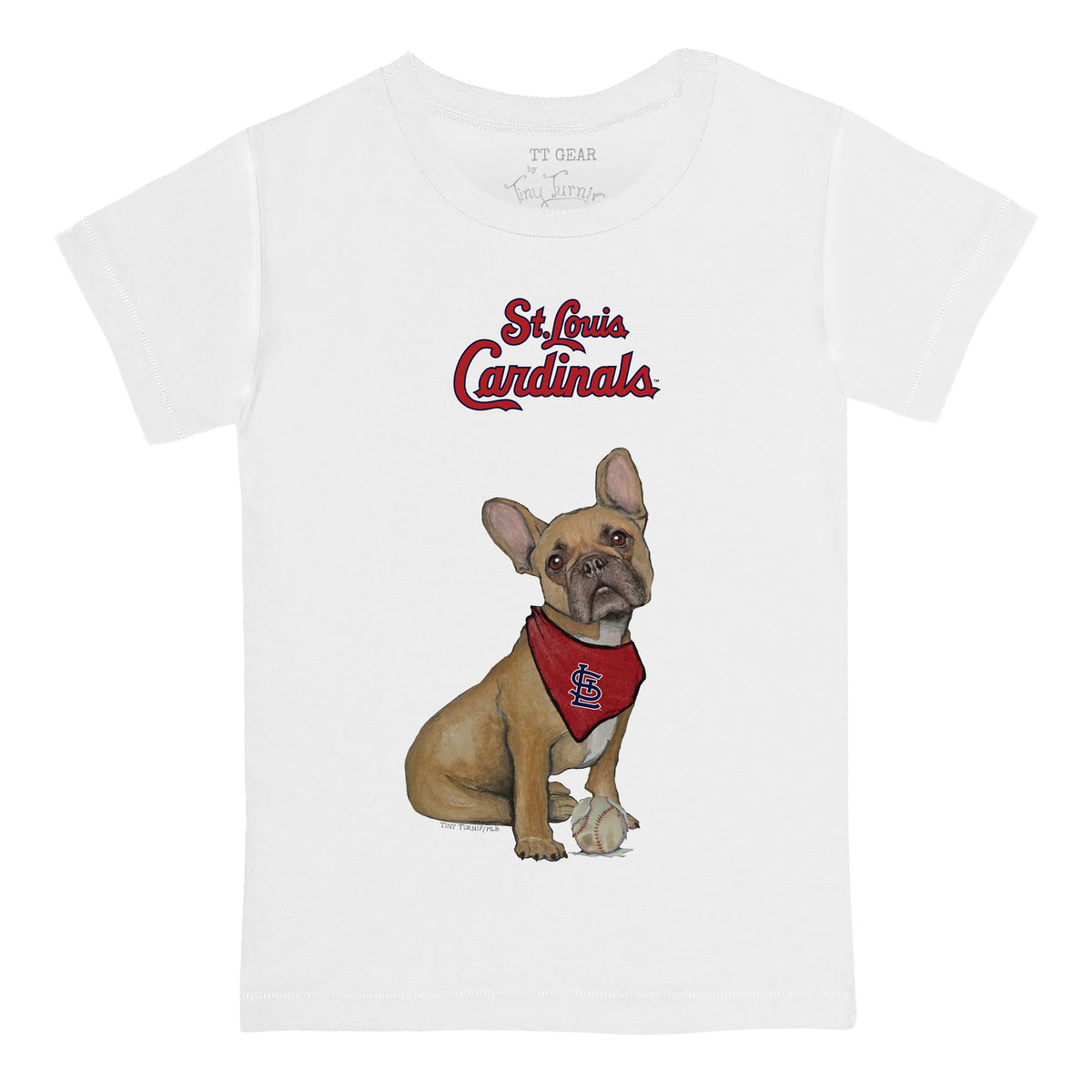 St. Louis Cardinals French Bulldog Tee