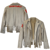 St. Louis Cardinals Farrah Fringe Jacket - Tiny Turnip