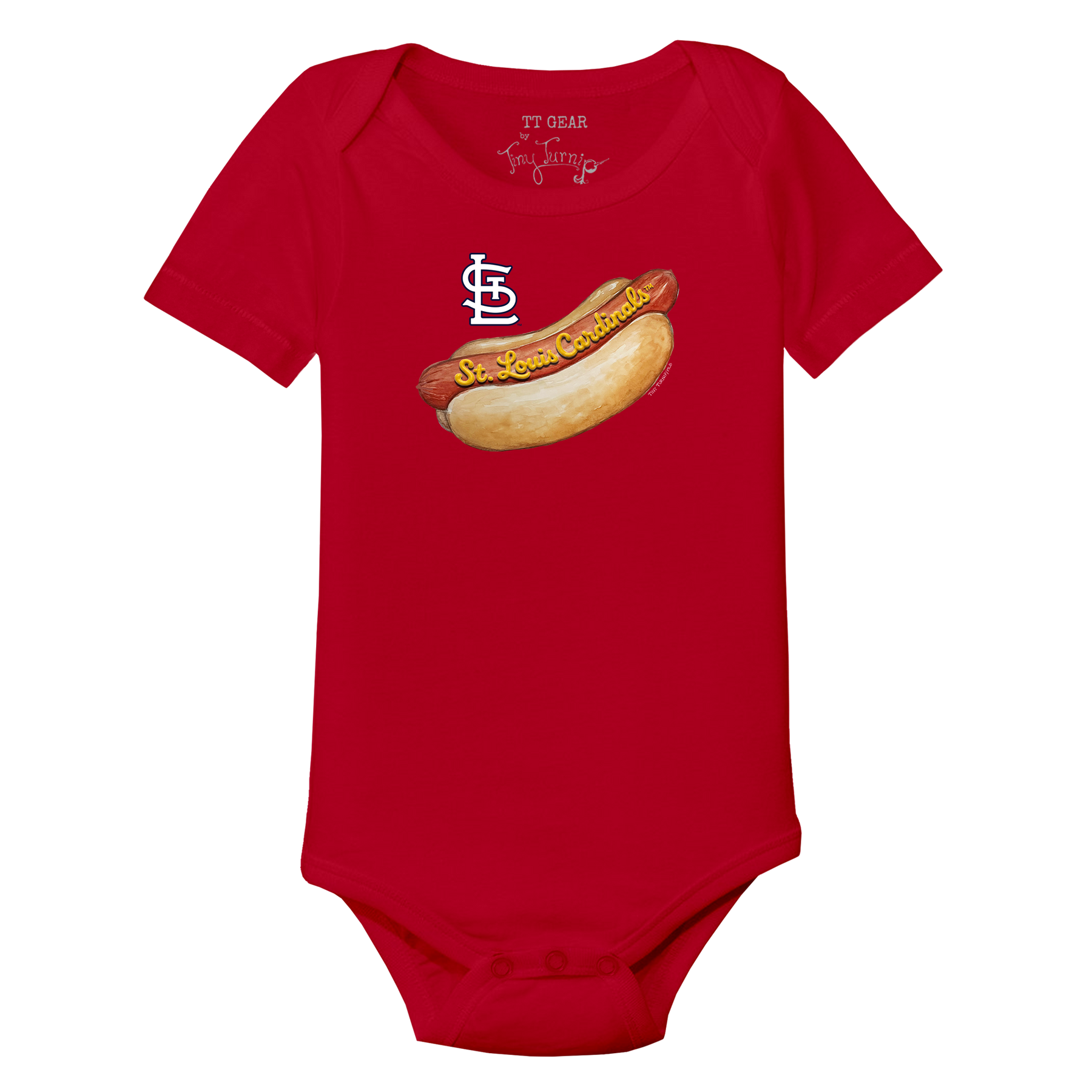 St. Louis Cardinals Hot Dog Short Sleeve Snapper