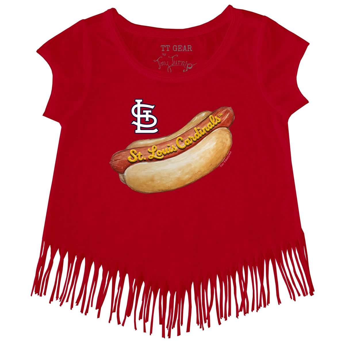 St. Louis Cardinals Hot Dog Fringe Tee