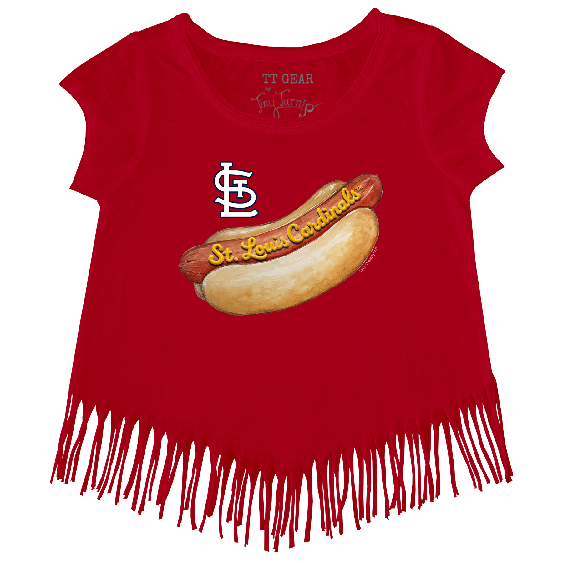 St. Louis Cardinals Hot Dog Fringe Tee