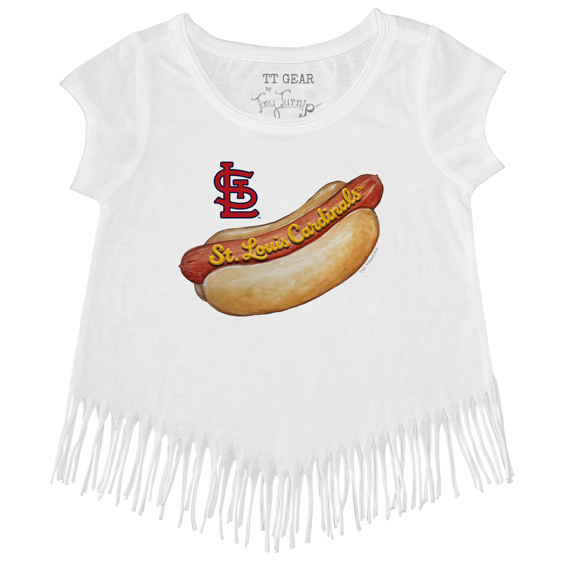 St. Louis Cardinals Hot Dog Fringe Tee