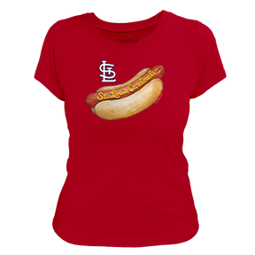 St. Louis Cardinals Hot Dog Women's Tee Shirt