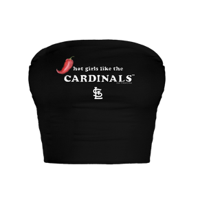 St. Louis Cardinals Hot Girls Crop Tube Top
