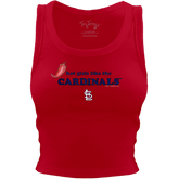 St. Louis Cardinals Hot Girls Crop Tank