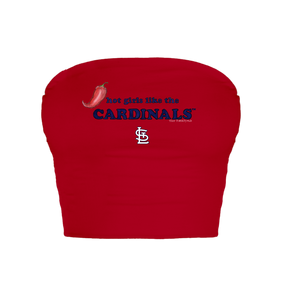 St. Louis Cardinals Hot Girls Crop Tube Top