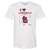 I Heart Cardinals Unisex Tee Shirt - Tiny Turnip