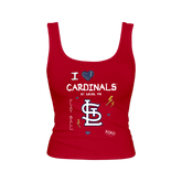 St. Louis Cardinals I Heart Cardinals Emmy Tank