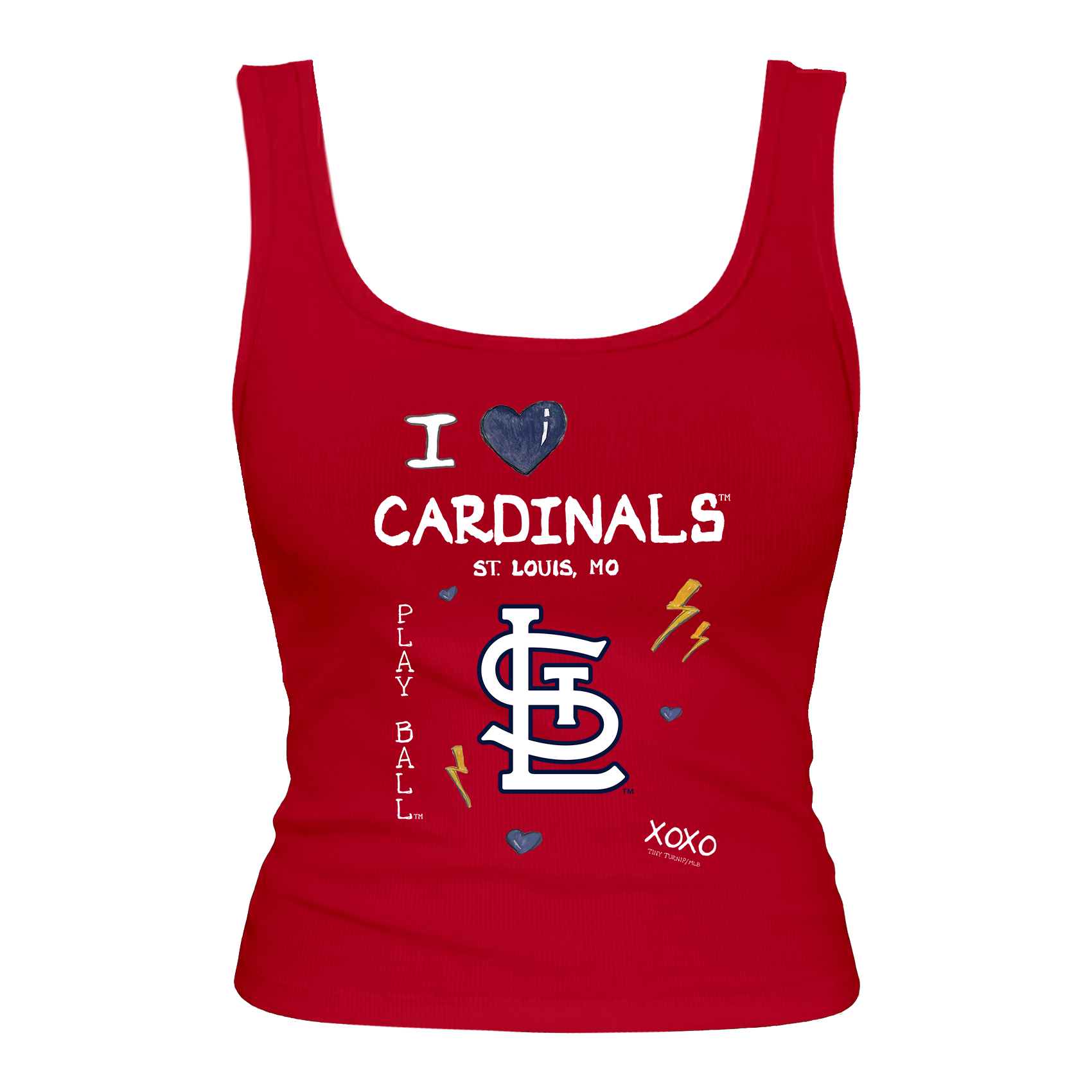 St. Louis Cardinals I Heart Cardinals Emmy Tank