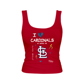 St. Louis Cardinals I Heart Cardinals Emmy Tank