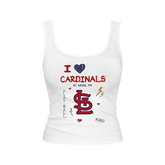 St. Louis Cardinals I Heart Cardinals Emmy Tank