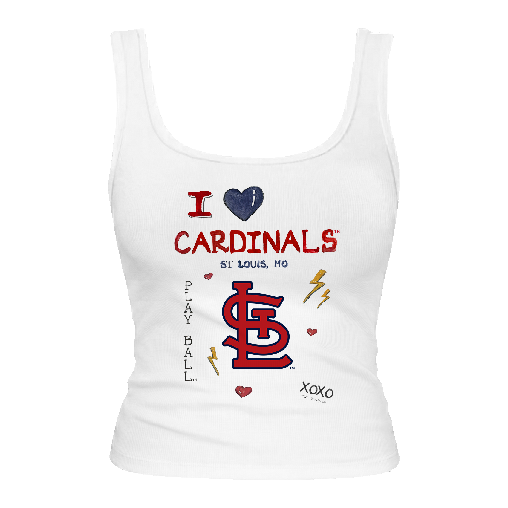 St. Louis Cardinals I Heart Cardinals Emmy Tank