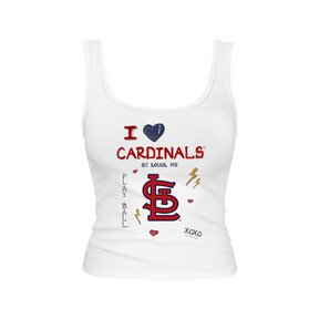 St. Louis Cardinals I Heart Cardinals Emmy Tank