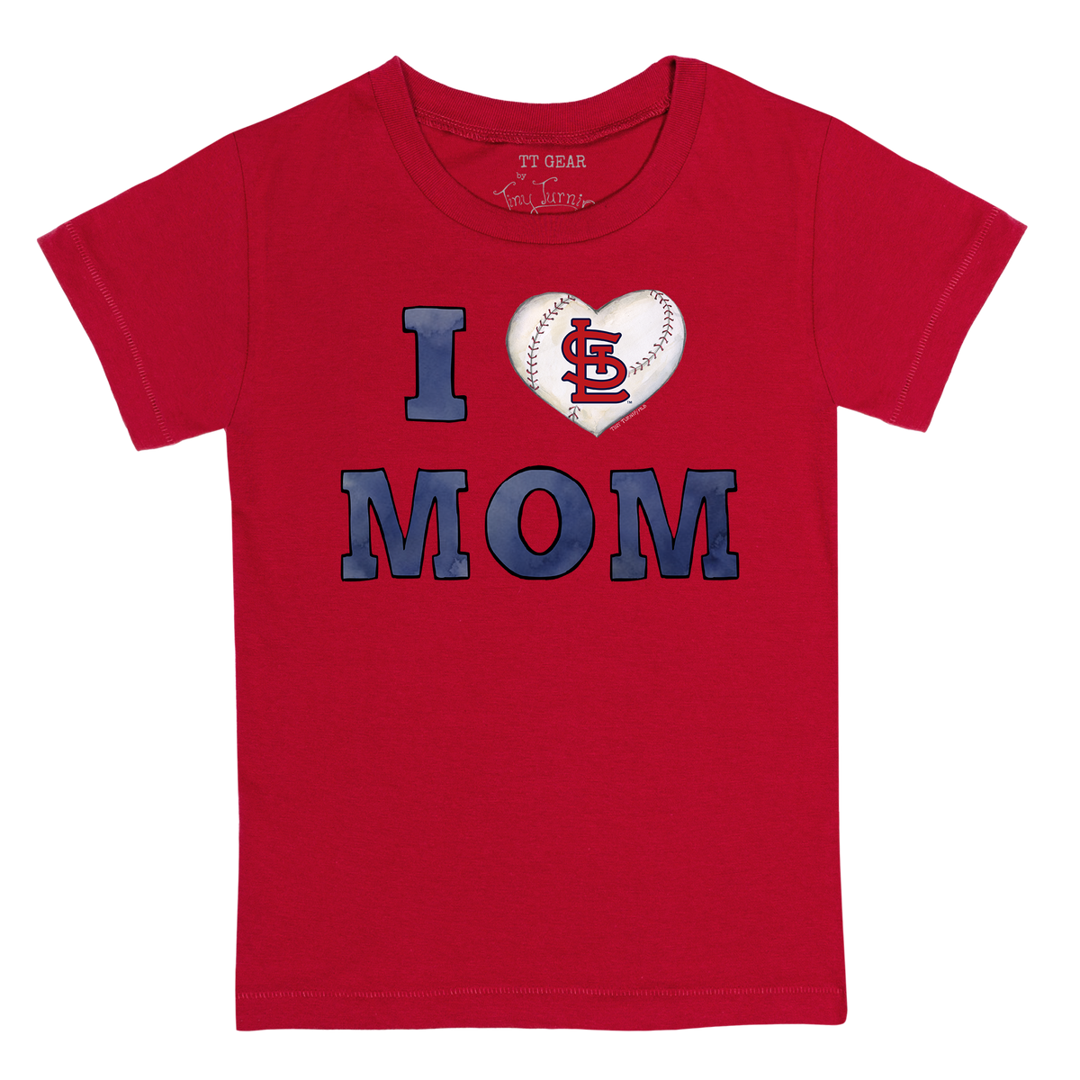 St. Louis Cardinals I Love Mom Tee Shirt