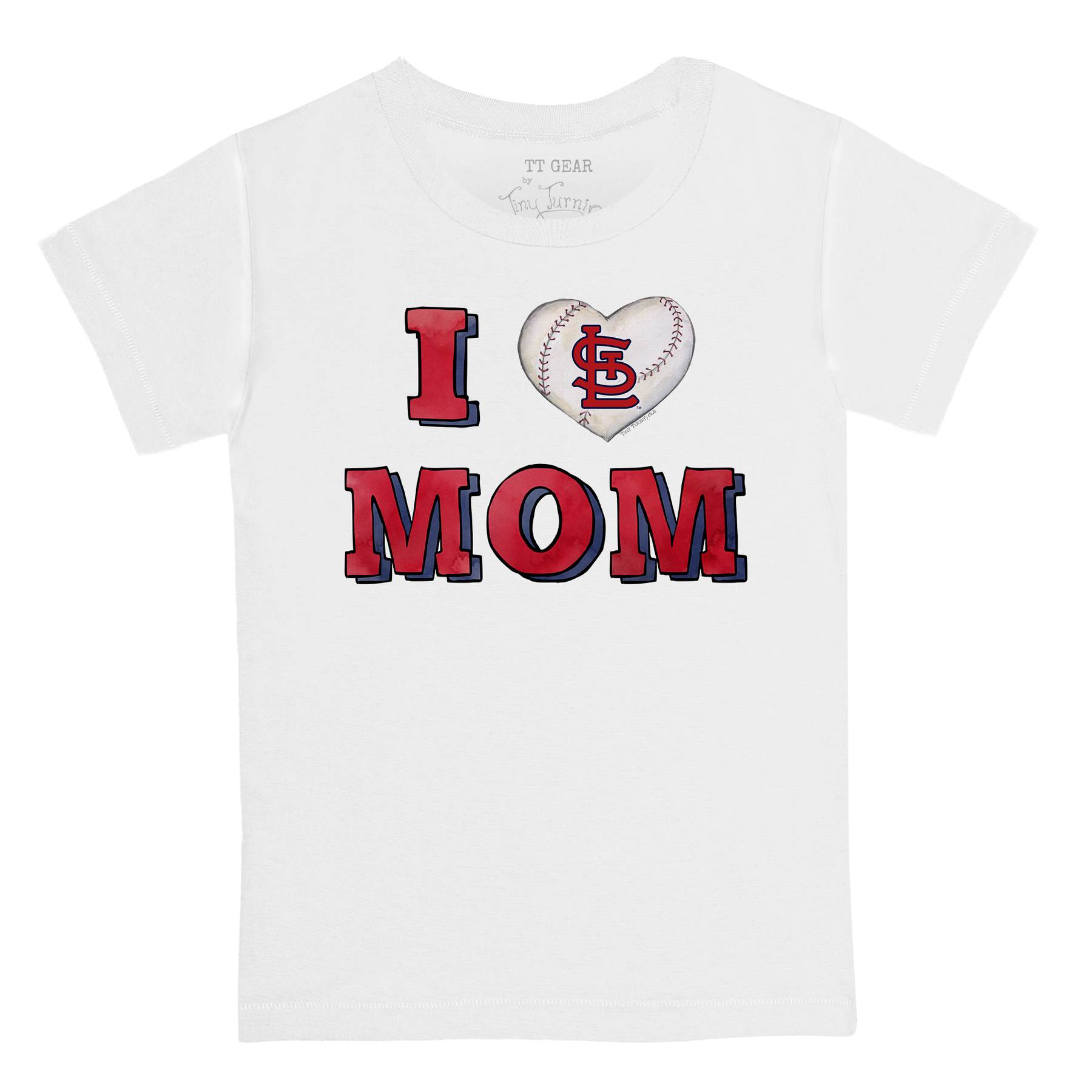 St. Louis Cardinals I Love Mom Tee Shirt