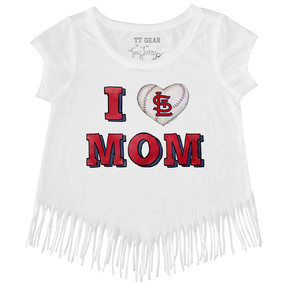 St. Louis Cardinals I Love Mom Fringe Tee