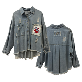 St. Louis Cardinals Lace Olivia Jacket - Tiny Turnip