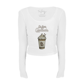 St. Louis Cardinals Latte Women's Lucy Long Sleeve