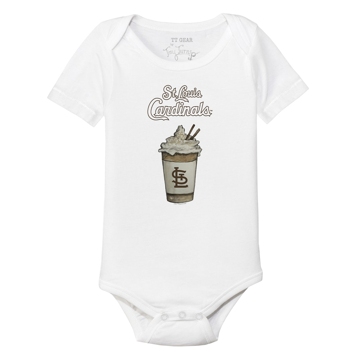 St. Louis Cardinals Latte Short Sleeve Snapper