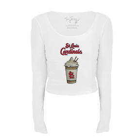 St. Louis Cardinals Latte Women's Lucy Long Sleeve
