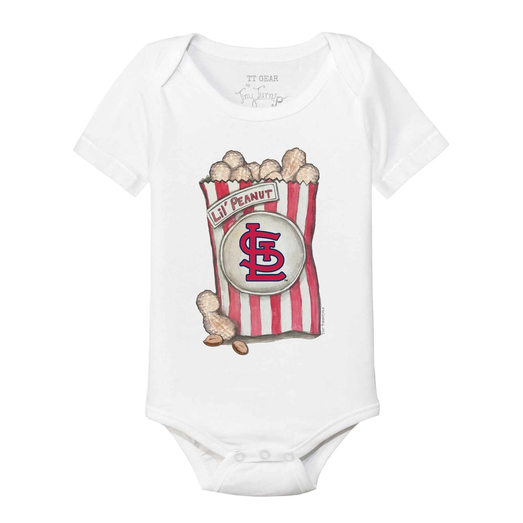 St. Louis Cardinals Lil' Peanut Short Sleeve Snapper