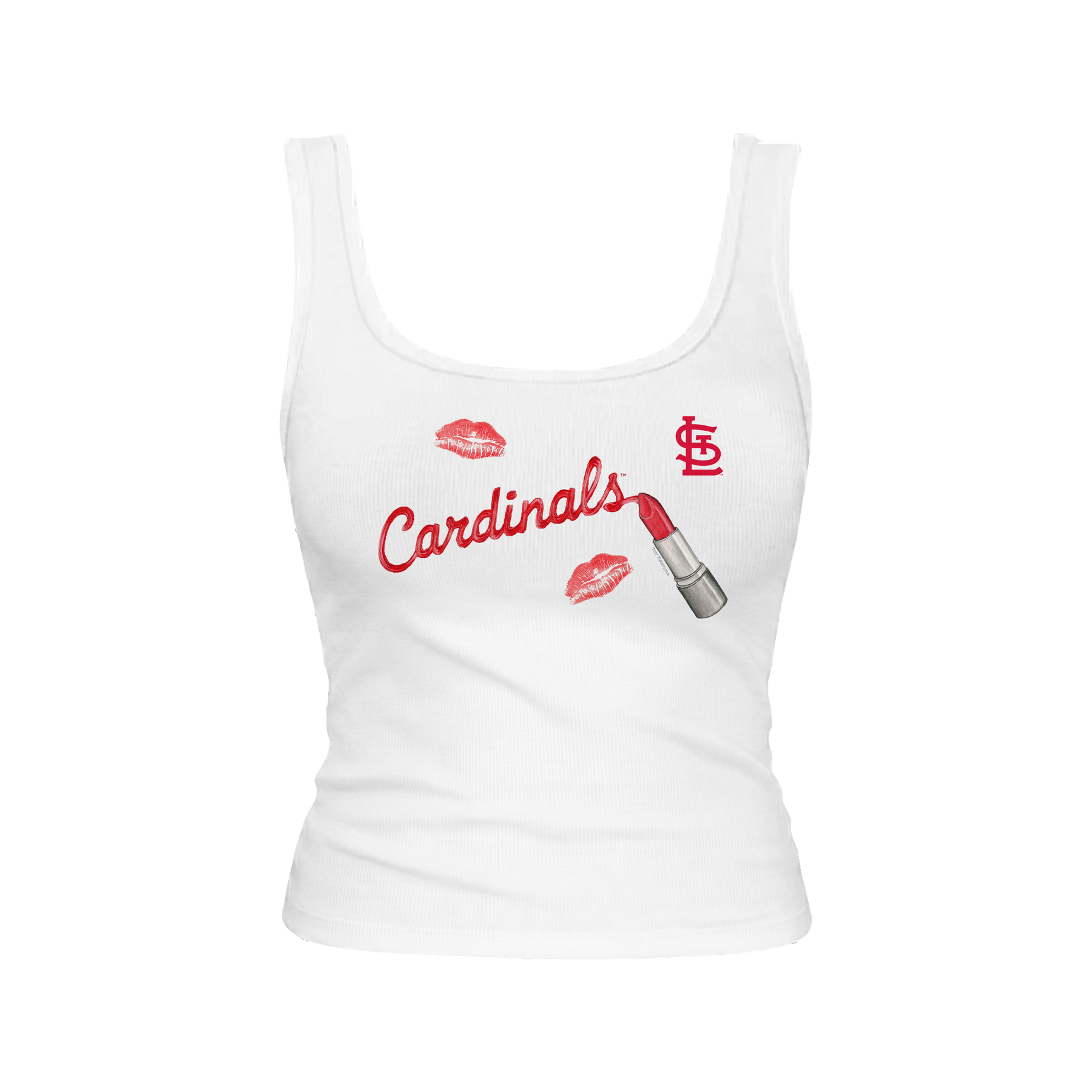 St. Louis Cardinals Lipstick Emmy Tank