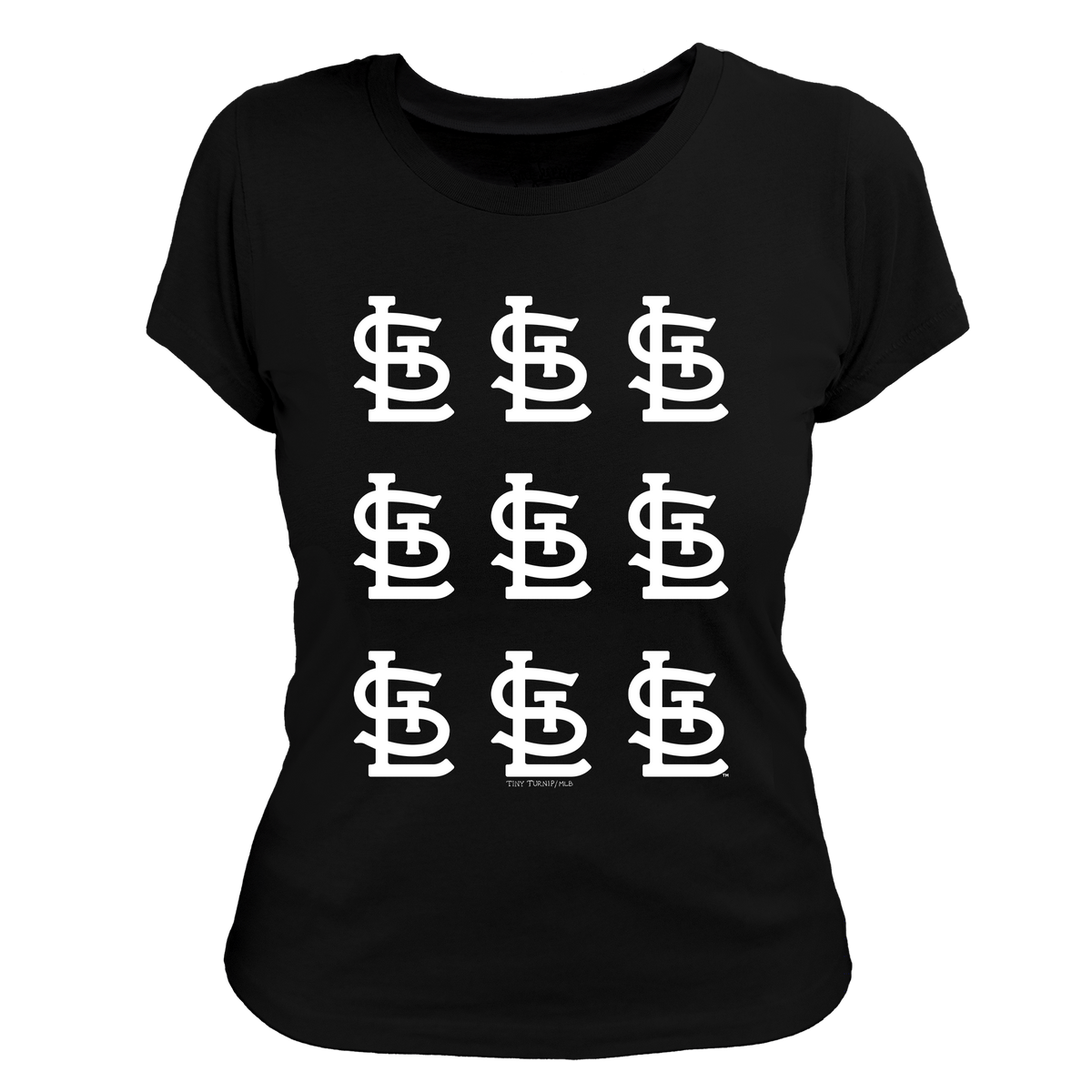 St. Louis Cardinals Logo Grid Tee Shirt